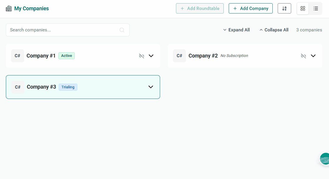 My Companies GIF Go Live