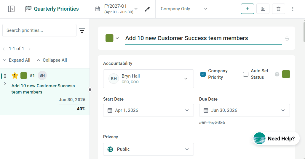Quarterly Priorities Go live gif